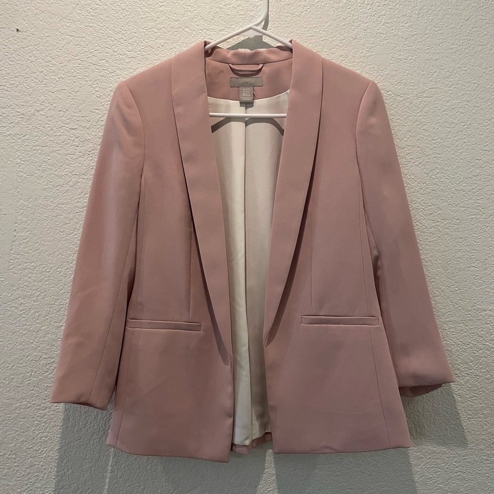 H&M pink blazer